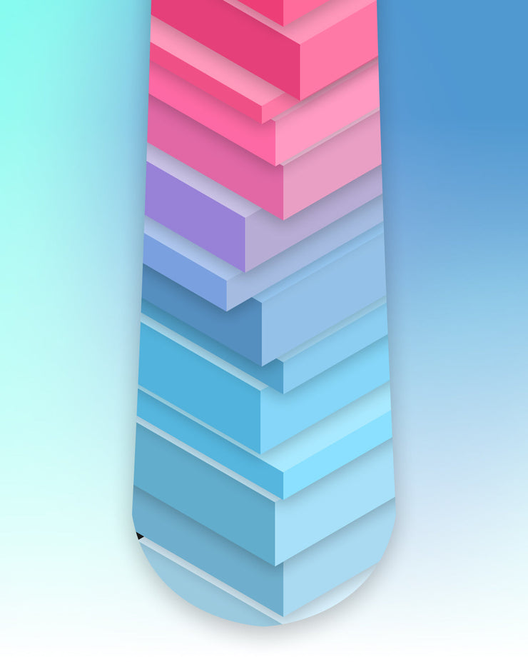 The Fullstack snowboard, back zoom