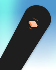 The Fullstack snowboard, front zoom