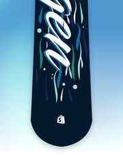 The Oxygen snowboard, back zoom