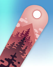 The Oxygen snowboard, front zoom