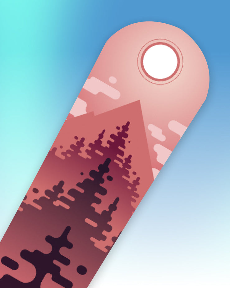 The Oxygen snowboard, front zoom