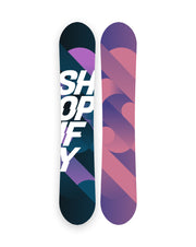 The S-Series snowboard, color Cyber Grape