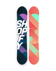 The S-Series snowboard, color Neon Crush