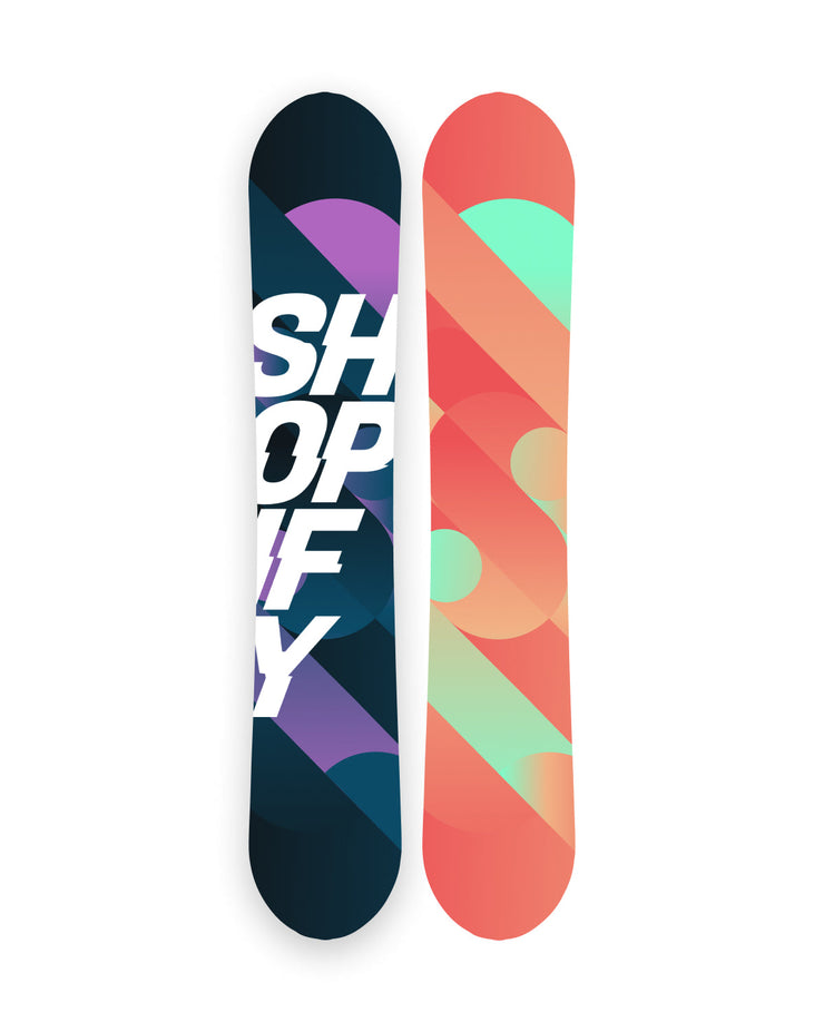The S-Series snowboard, color Neon Crush